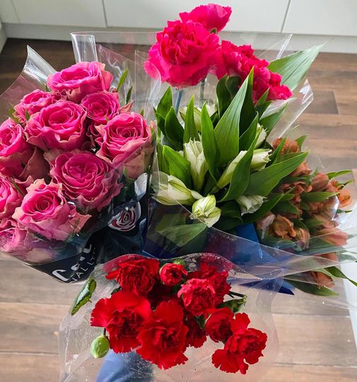 bunches of flowers